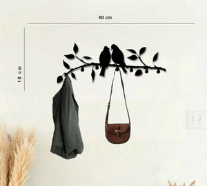 Decorative Metal Wall Hanger - Bird Shape