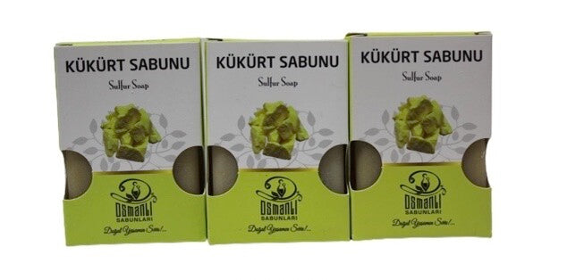 صابون الكبريت للتخلص من حب الشباب - 3 قطع