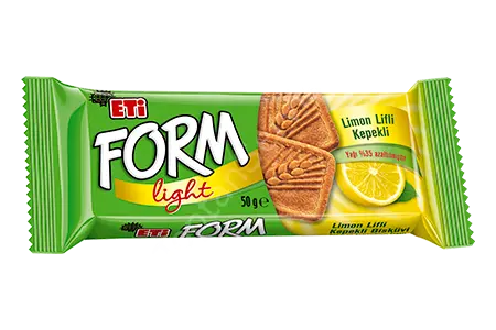 Eti Form Whole Wheat Biscuits with Lemon Fiber