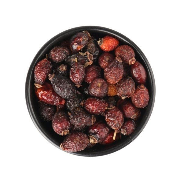 فاكهة الورد البري المجففة اللذيذة