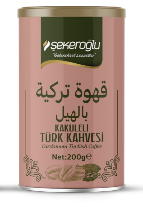 قهوة مينتار التركية بالهيل في علبة معدنية - 200 غرام