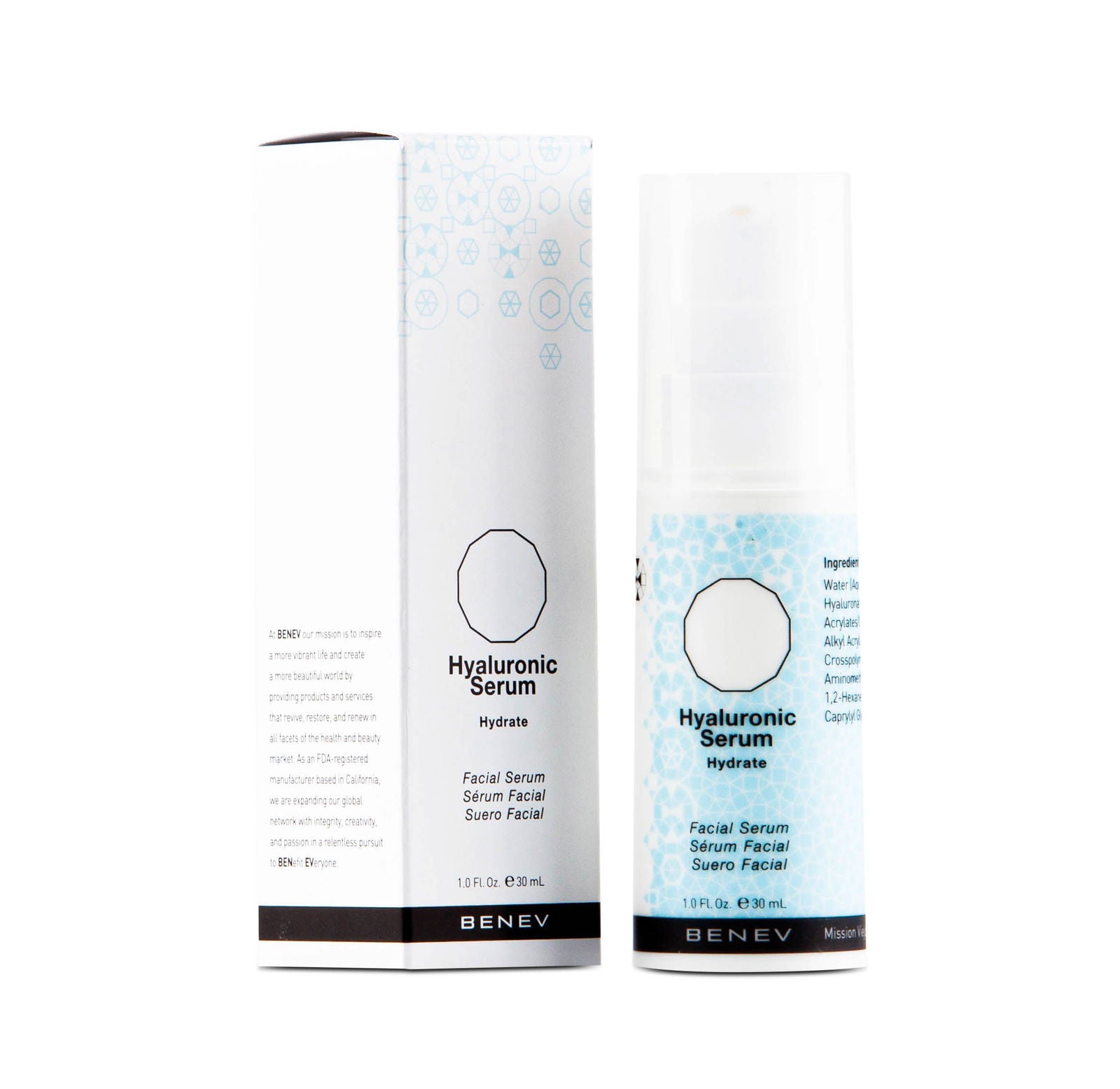 سيروم بينيف هيالورونيك 30 مل – سيروم مرطب ومقاوم للتجاعيد