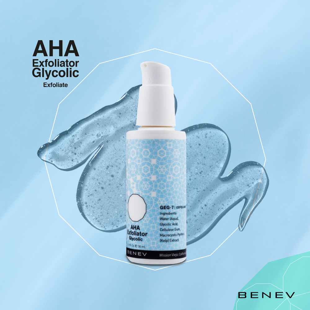 مقشر Benev AHA 50 مل - تجديد البشرة بحمض الجليكوليك