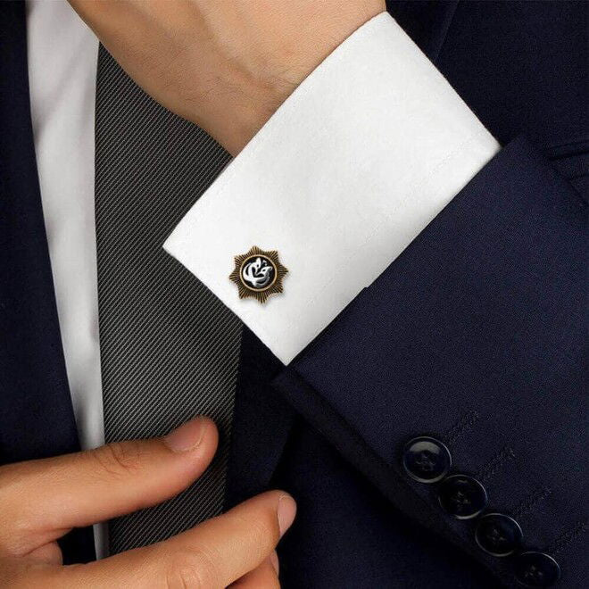 925 Silver Hoopoe Cufflinks