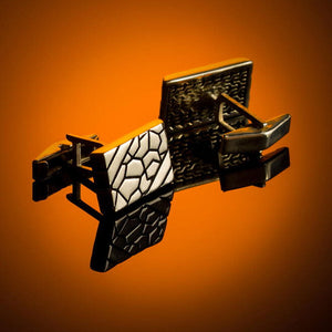 925 Silver Cufflinks with a Distinctive Design