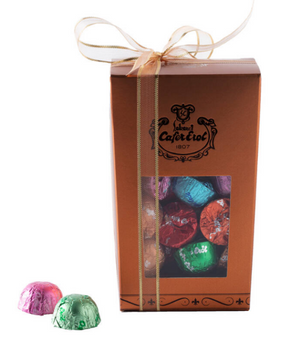 ?ekerci Cafer Gold Box Milk Chocolates 250g - Creamy & Classic Flavor