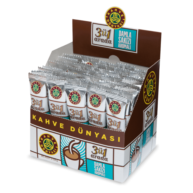 قهوة فورية بنكهة المستكة 3 في 1 – 40 كيس