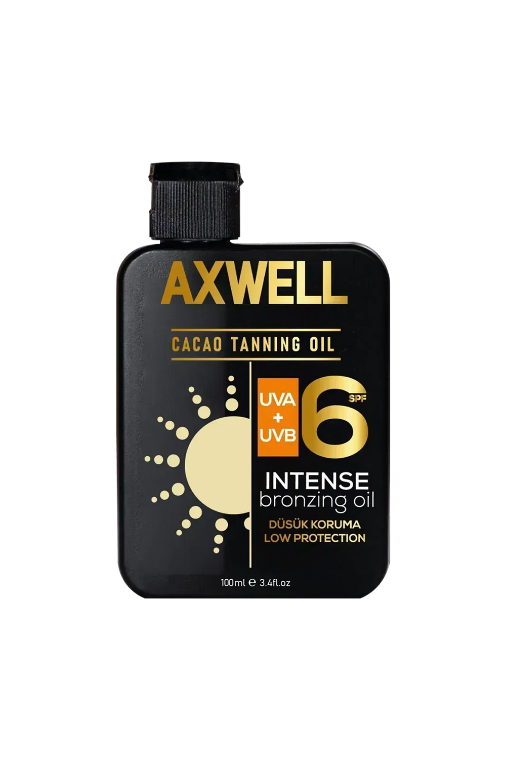 زيت التسمير من أكسويل بعامل حماية SPF 6