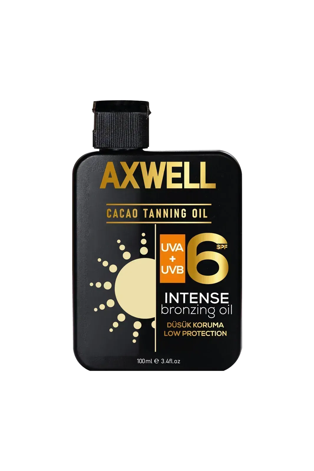 زيت التسمير من أكسويل بعامل حماية SPF 6