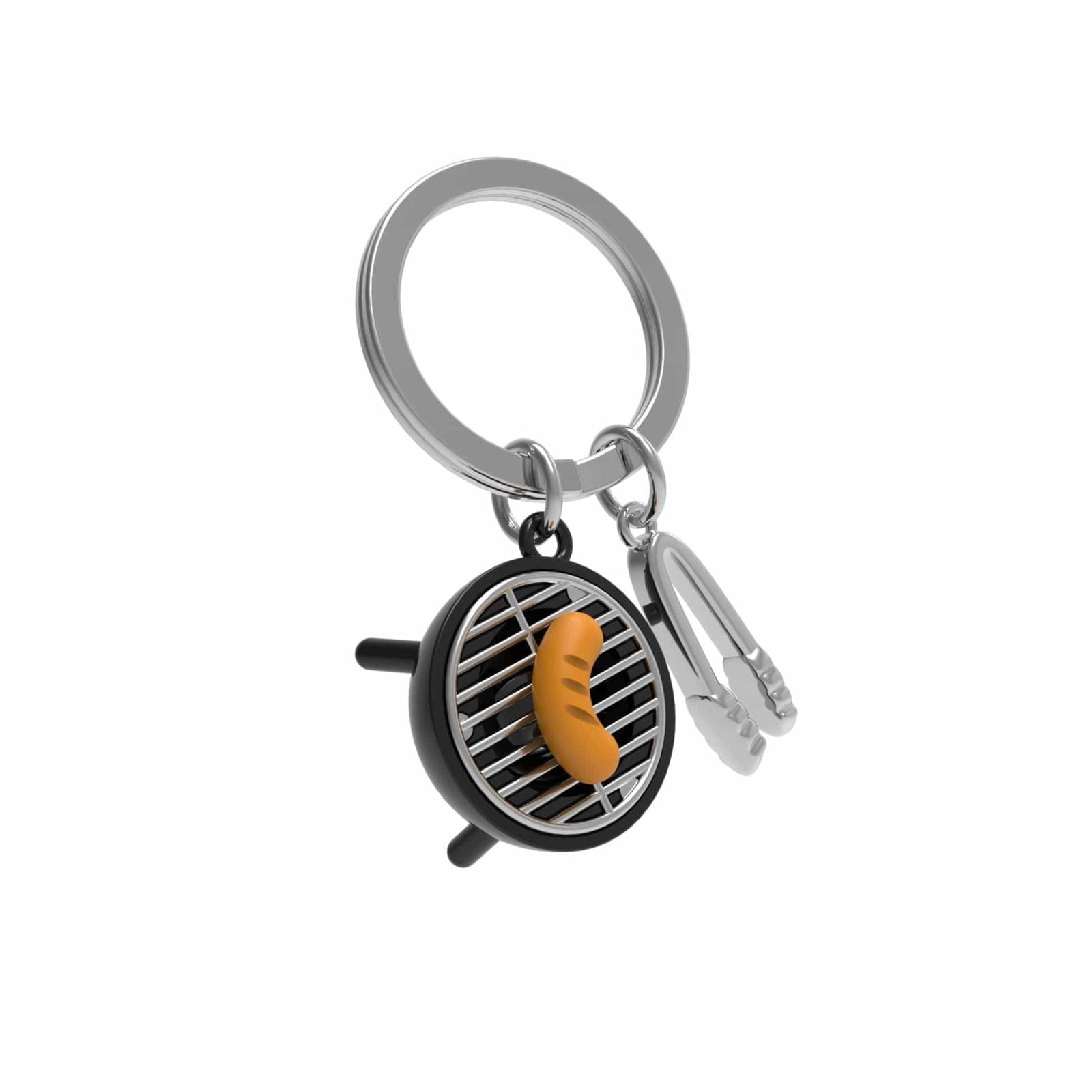 سلسلة مفاتيح حلقة فولاذية للشواء والنقانق من Metalmorphose