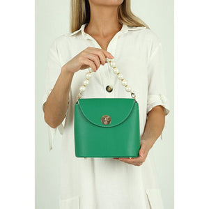 Forentina Green Handbag - Unique Pearl Model
