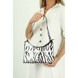 Forentina Handbag - Modern Zebra Print Design