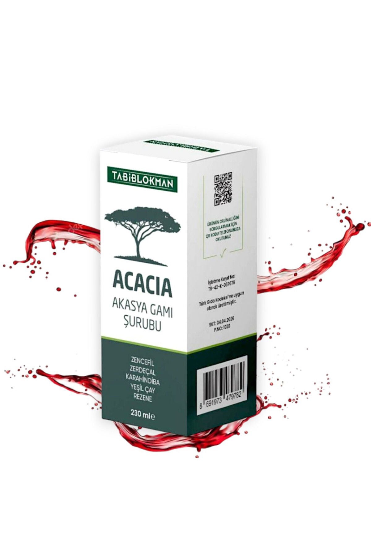 Acacia Honey Syrup 230L Natural Sweetener Immune Support