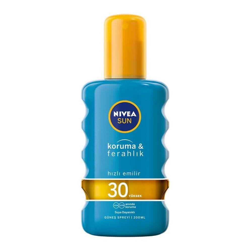 NIVEA بخاخ الحماية من الشمس والانتعاش SPF 30