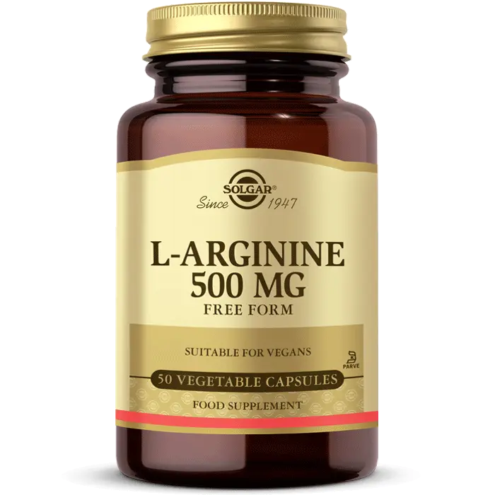 Solgar L-Arginine 500 ملجم – 50 كبسولة