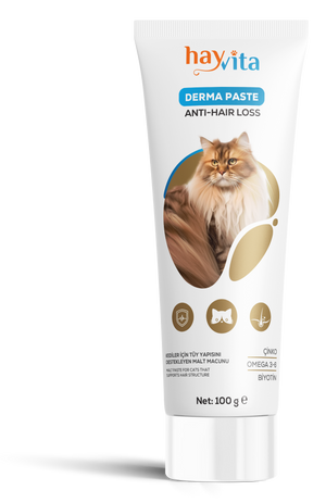 Malt Paste for Cats Supporting Hair Structure - 100 gr