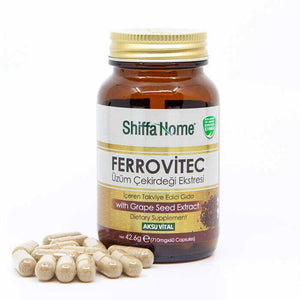 Shiffa Home Ferrovitic capsules with grape seed extract- an antioxidant for a healthy body