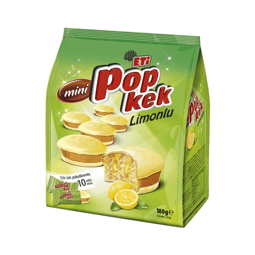 Eti Popkek Mini Lemon Cream Cakes – 10×18g