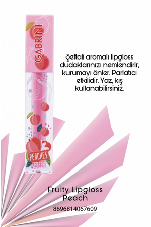 Gabrini Fruity Lipgloss peaches