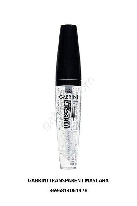 Transparent mascara for eyelashes and eyebrows