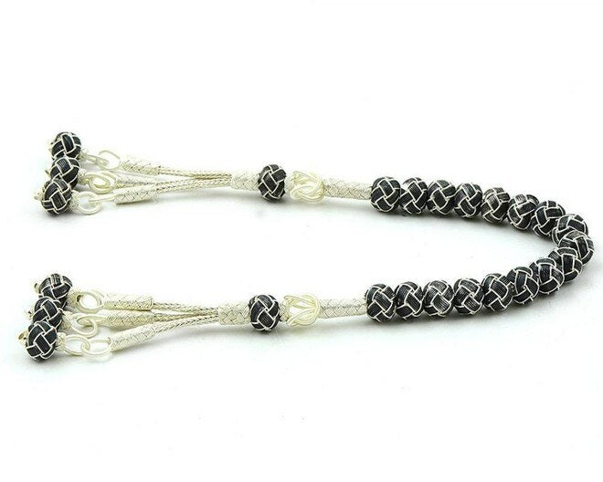 Rosary made of 1000 silver with Trabzon Qazzazia design