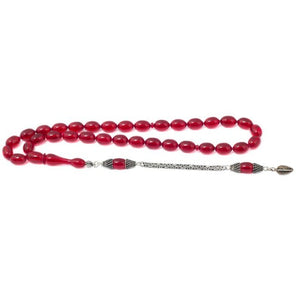 Rosary made of amber with royal tassel