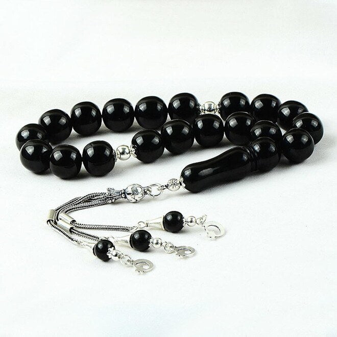 Efe rosary made of real lignite stone