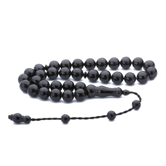Rosary made of Erzurum Lignite stone marble in shape