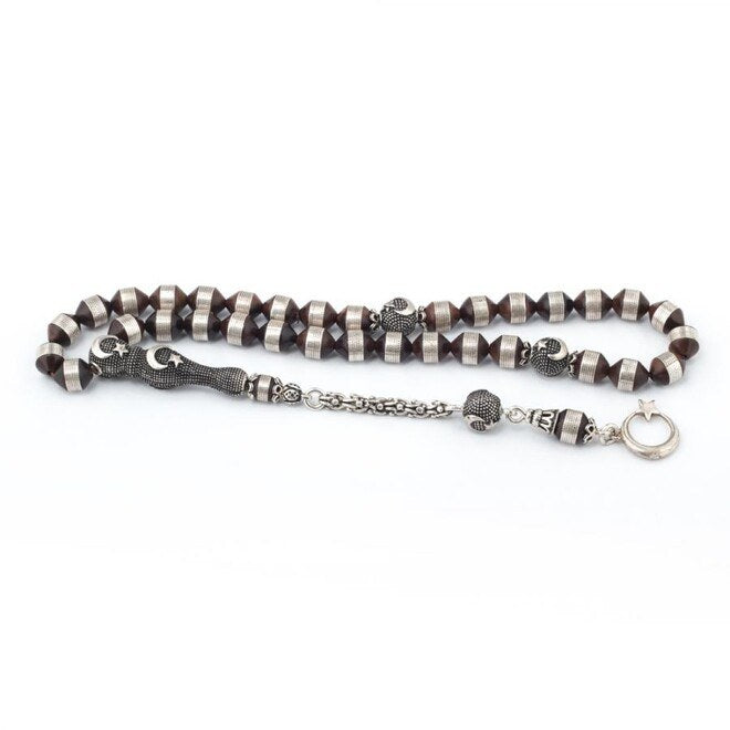 Rosary made of Kuka with moon star decorated tassel