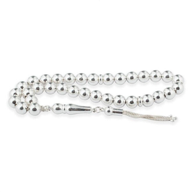 Hand-made rosary made of 925 sterling silver