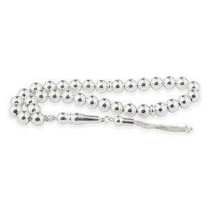 Hand-made rosary made of 925 sterling silver