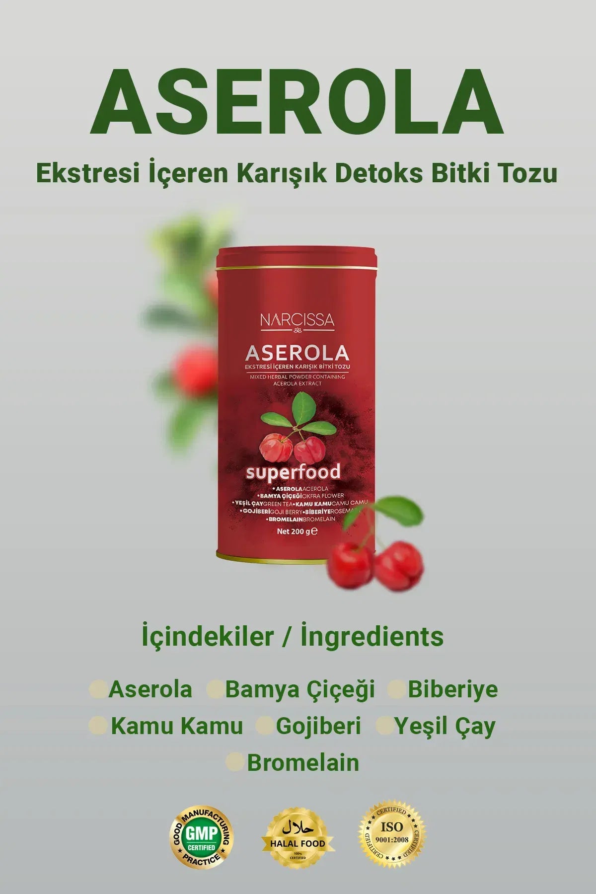 شاي نارسيسيا بالكرز للتنحيف - 200 غرام