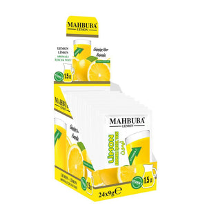 Mahbuba Lemon Flavored Instant Cold Drink Powder 24x9g