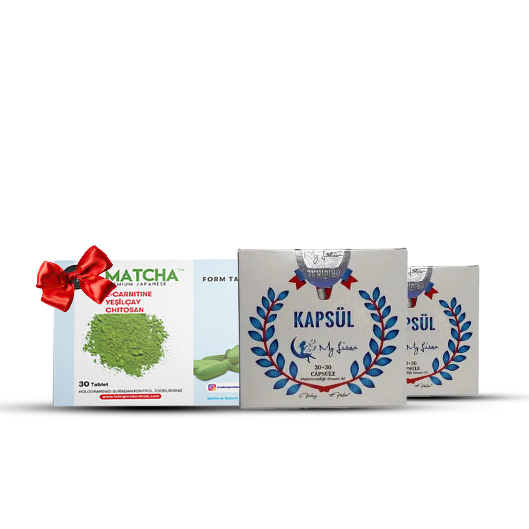 كبسولات مايليسا للتنحيف 2 قطعة + أقراص ماتشا إل-كارنتين هدية