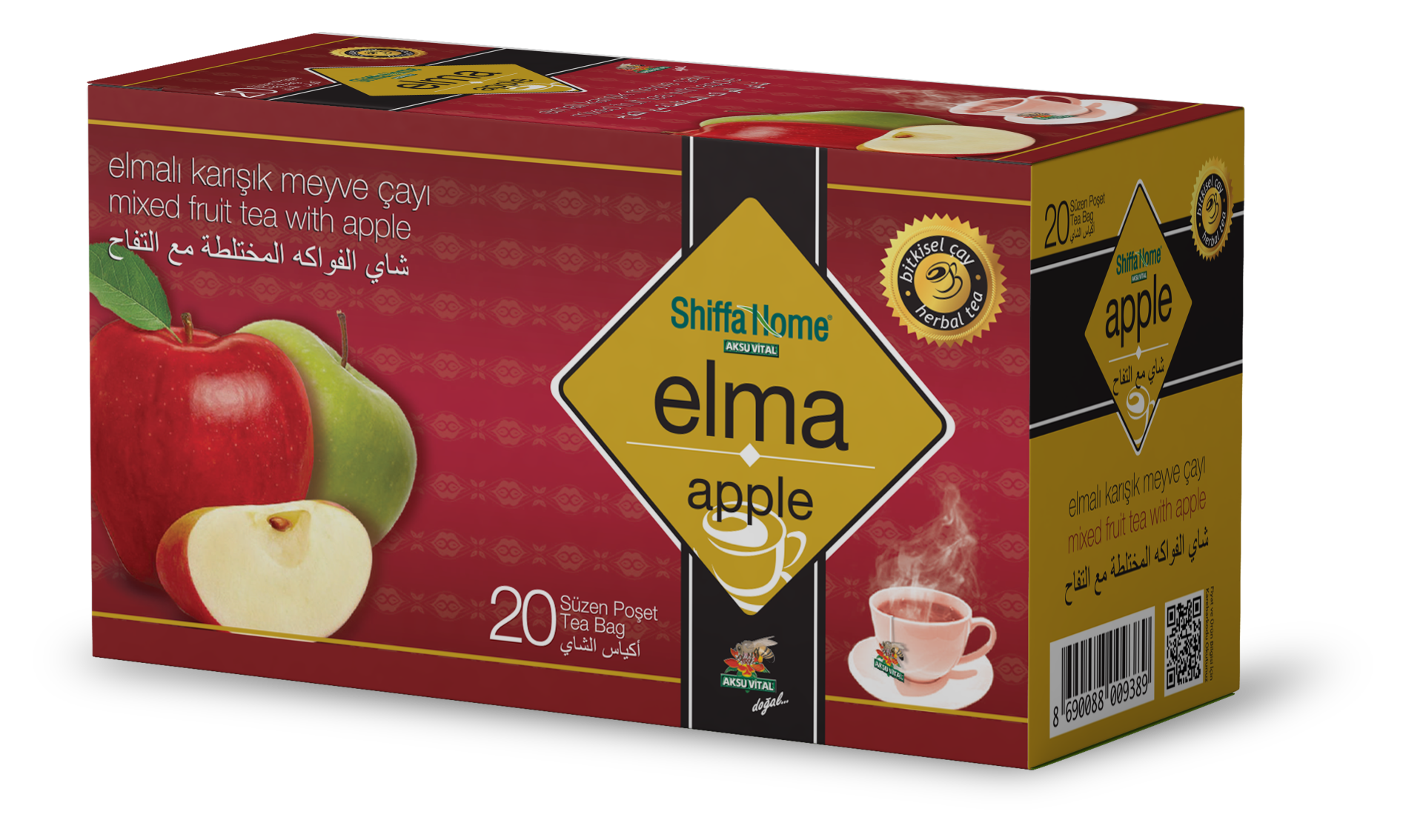 شاي التفاح 20 قطعة