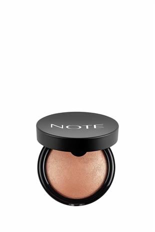 Note Baked Blusher 02 Vintage Pink Shimmer Baked Powder Blush