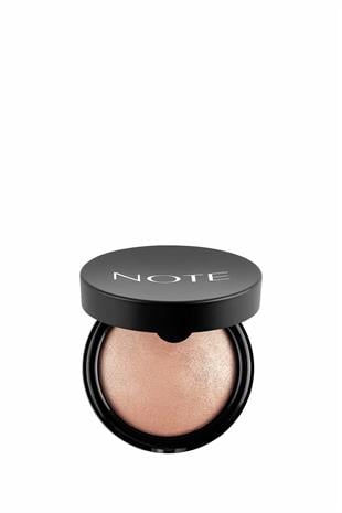 Note Baked Powder 01 Stardust Shimmer Finish Highlighter Face Powder