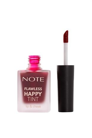 Note Flawless Happy Tint Lip & Cheek 03 Sweet Pink Lip & Cheek Tint Liquid Blush - Pink