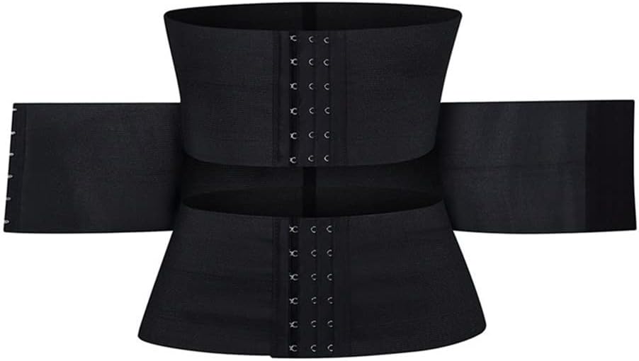 مشد الخصر على شكل الساعة الرملية مع مشابك - مشد لاتكس