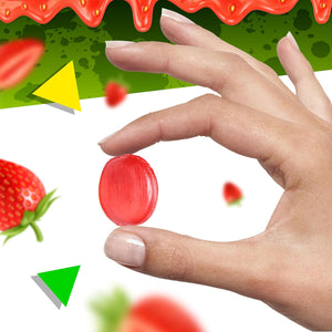 Arcor Strawberry Filled Bon Bons | 1 Pound Bag - Approx. 60 Count