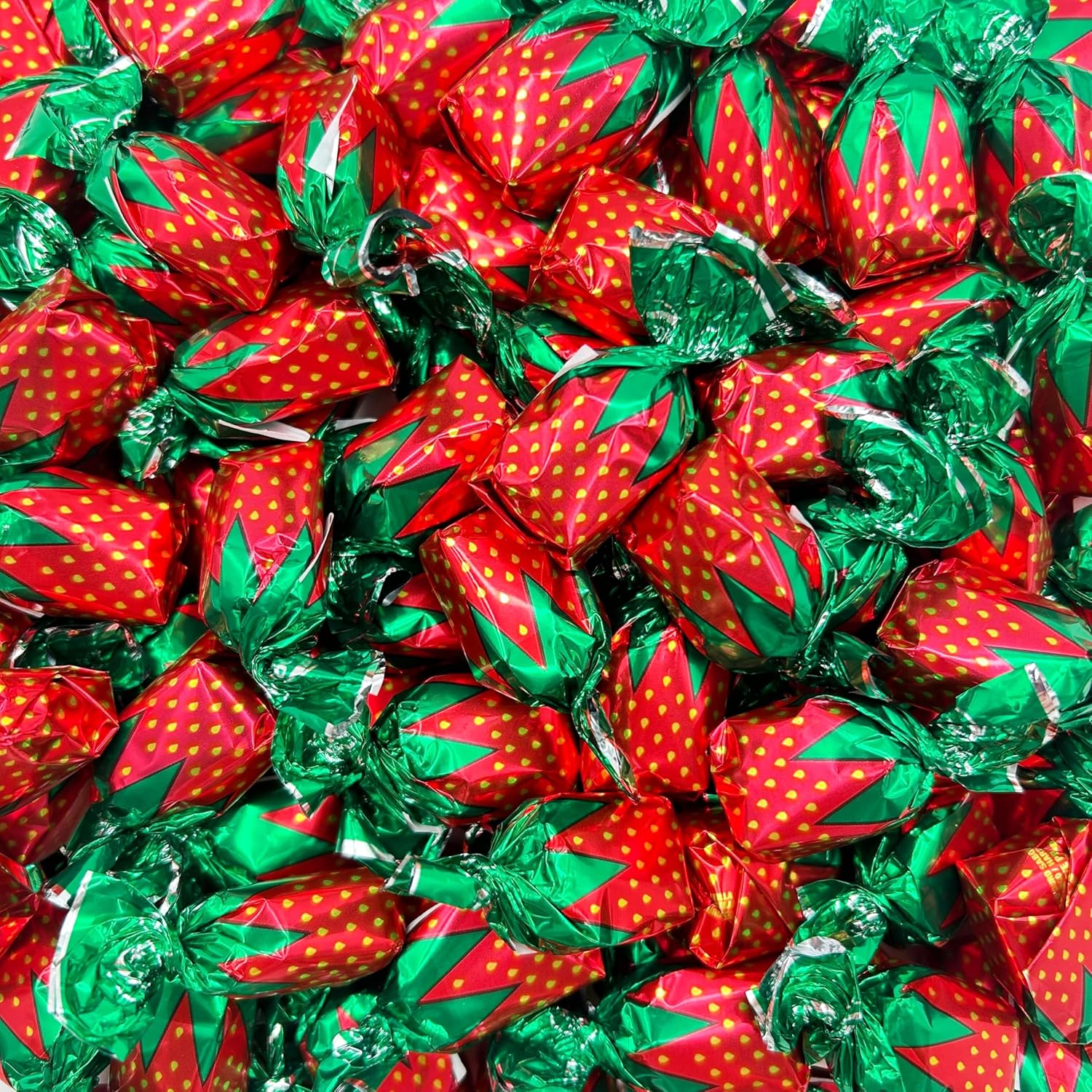 Arcor Strawberry Filled Bon Bons | 1 Pound Bag - Approx. 60 Count