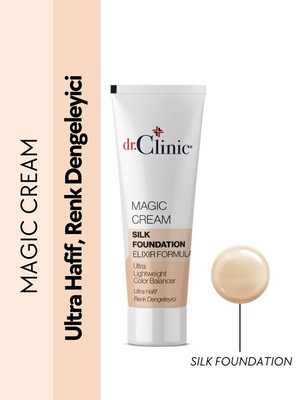 Dr.Clinic Magic Cream Silk Foundation – Natural Radiant Coverage, 30 ml