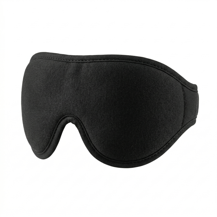 قناع عين قطني قابل للغسل شريط نوم بنقاط بيضاء