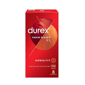 Durex Close Feel XL Wide Fit 8 Piece Condoms