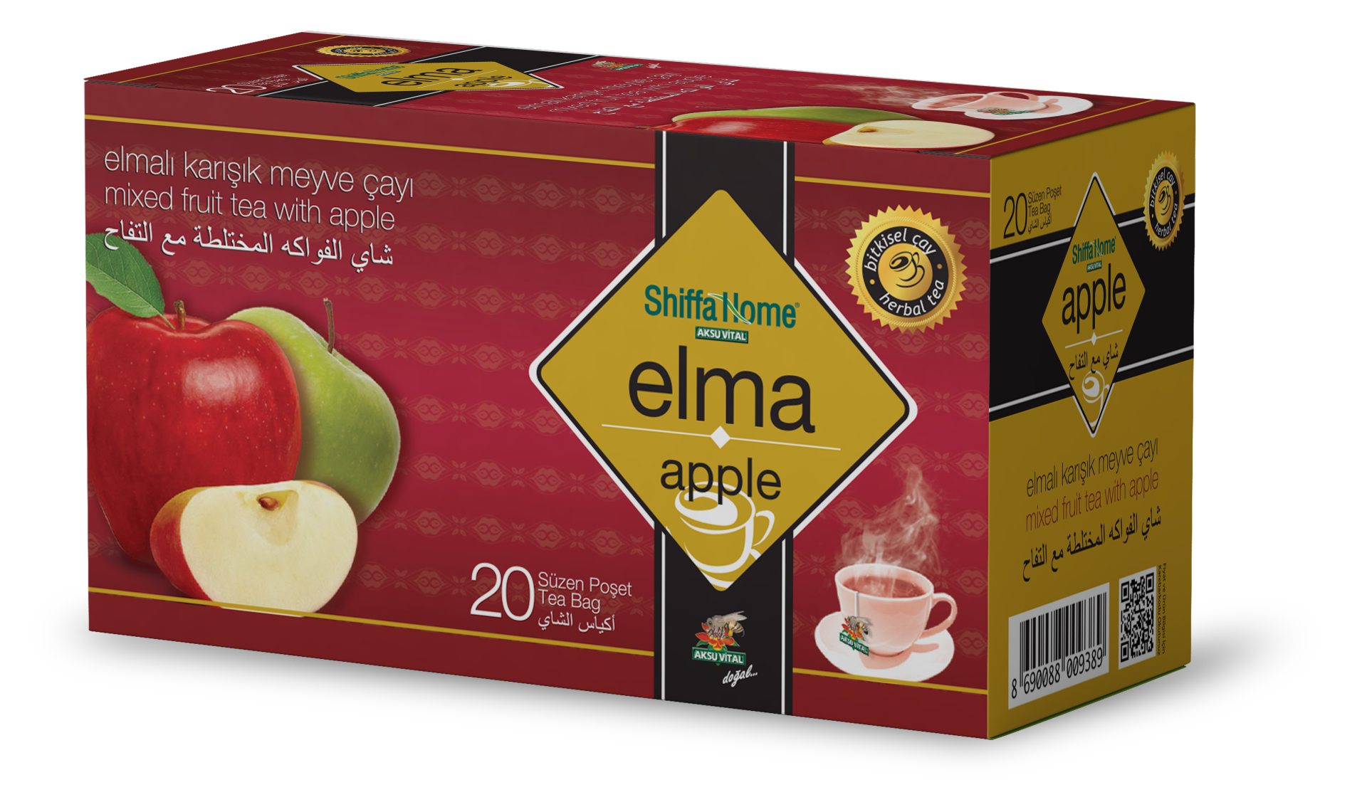 شاي التفاح 20 قطعة