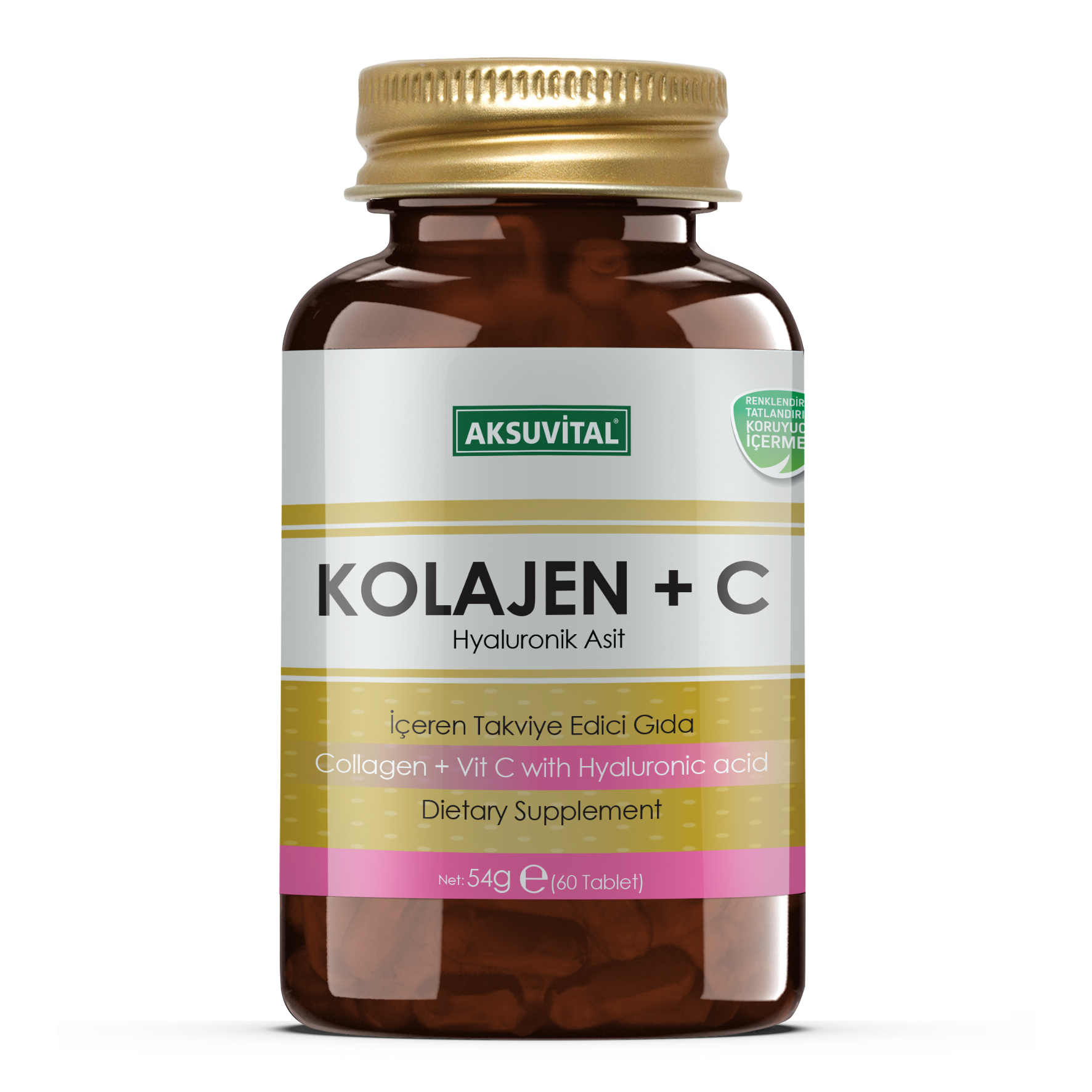 Collagen + Vitamin C & Hyaluronic Acid 60 Tablets