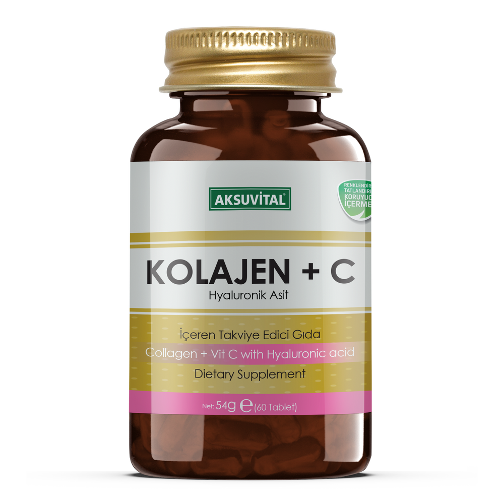 Collagen + Vitamin C & Hyaluronic Acid 60 Tablets