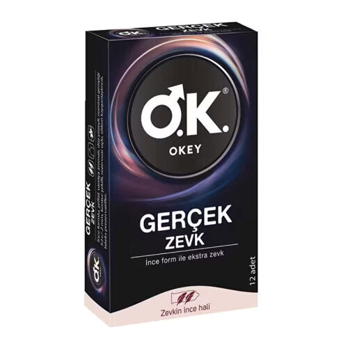 Okey Real Pleasure Condom 12 Pieces