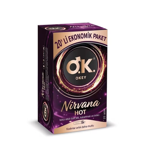 Okey Nirvana Hot Condom 20 Pieces