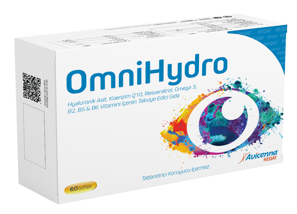 Avicenna OmniHydro TEG Containing Hyaluronic Acid, Coenzyme Q10, Resveratrol, Omega 3, B2, B5 & B6 Vitamins